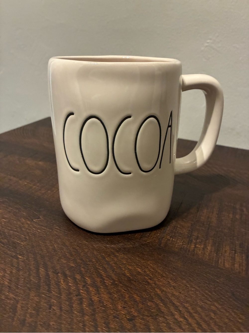 Rae Dunn Cream "COCOA" Ceramic Mug